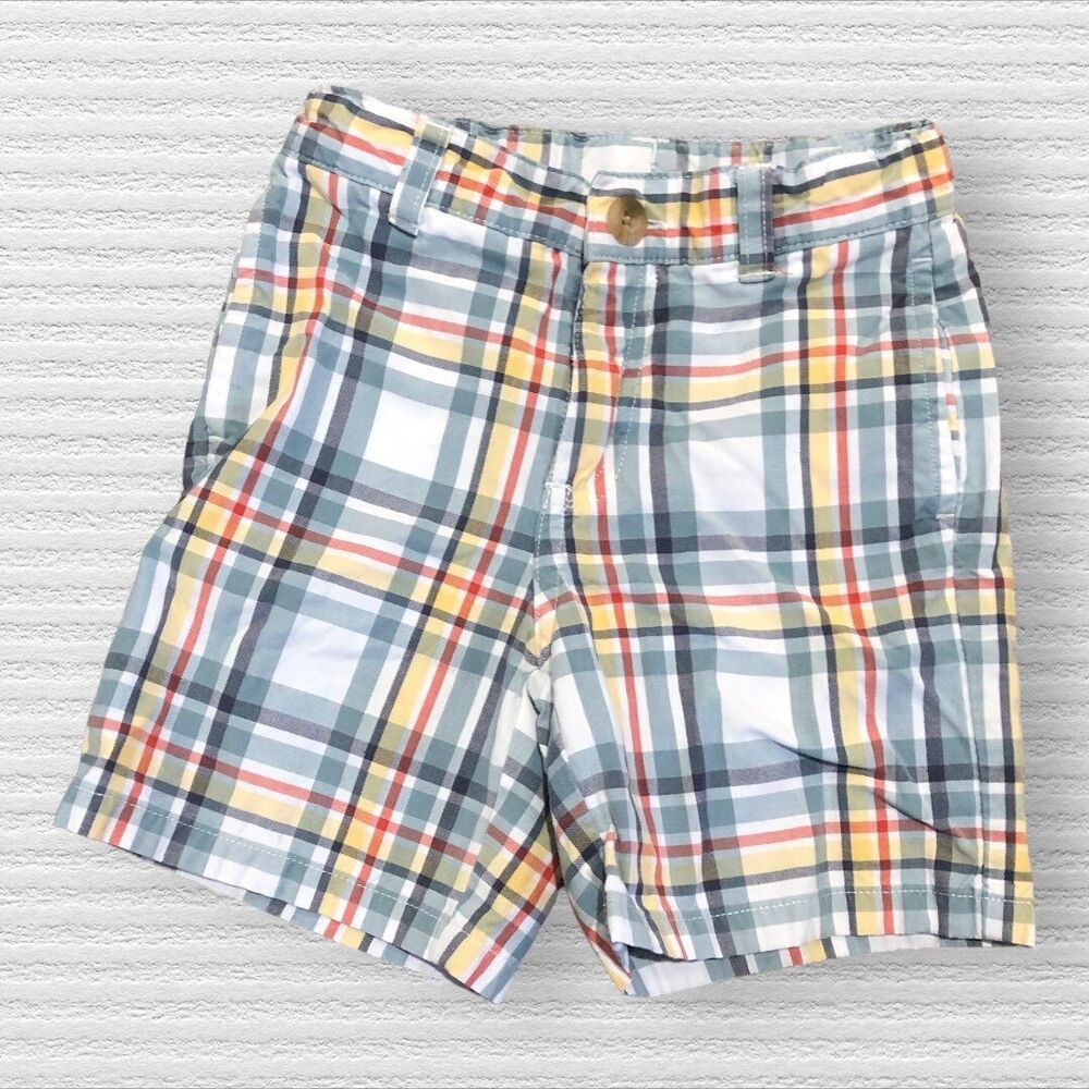 Janie & Jack 18-24M Plaid Shorts